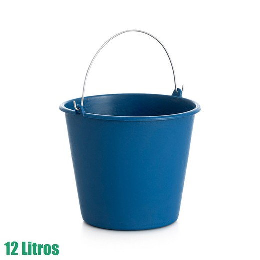 baldes de plástico reciclado de 12 litros