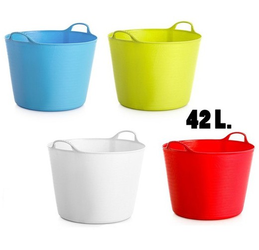 Cubos flexibles de colores 42 litros