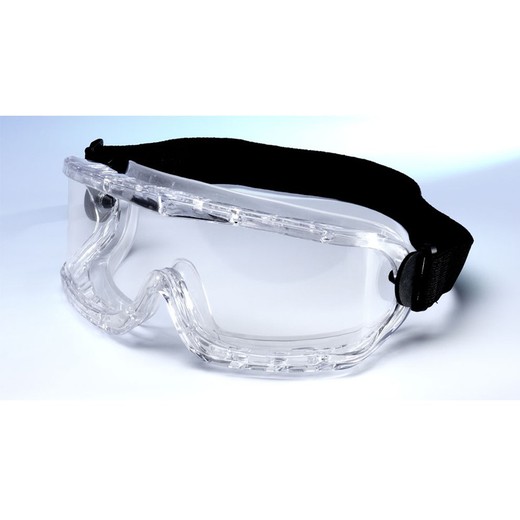 Óculos panorâmicos com ventilação de segurança em PVC