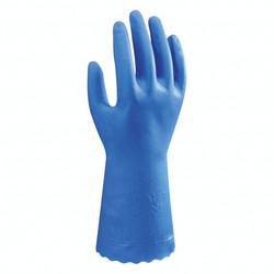 Gants showa PVC bleu 170