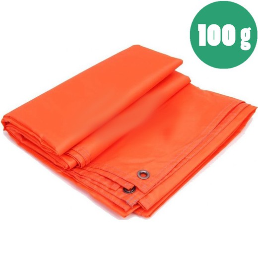 Toile de matière première orange 100 gr