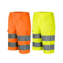 Shorts de alta visibilidade