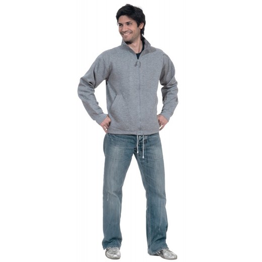 Sweatshirt de algodão com fecho de correr - CACTUS