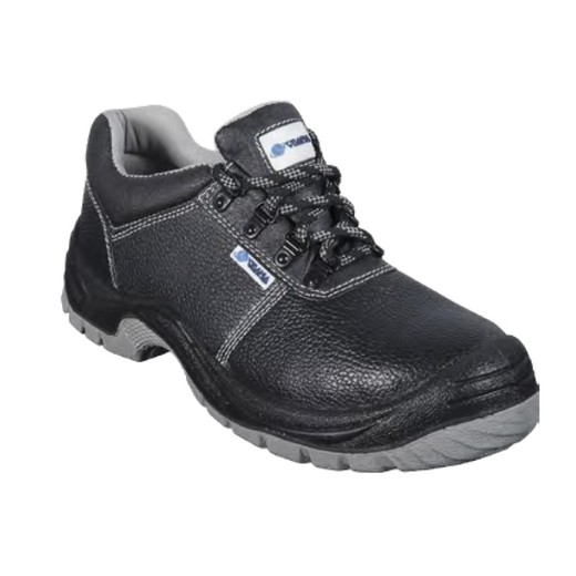 sapatos de segurança de couro preto à prova d'água