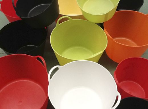 Capazos de plástico multiusos