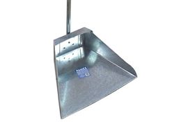 [4u] Recogedores de basura metálicos con mango