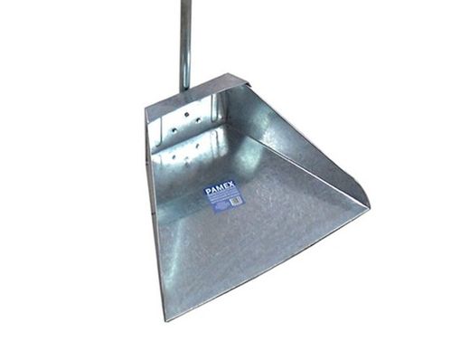 [4u] Recogedores de basura metálicos con mango