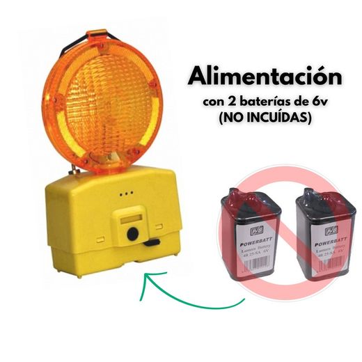 Balizas de señalización luz intermitente