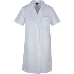 Bata laboral blanca de mániga curta de DONA