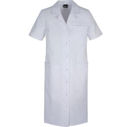 Bata laboral blanca de mániga curta de DONA