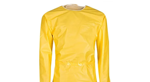 Bata de proteção química 3B - Aprovado EN-14126