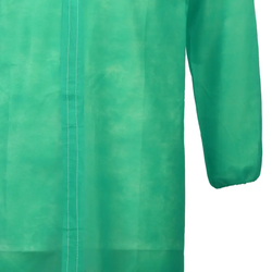 Bata descartável de polipropileno verde - 50u