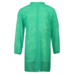 Bata descartável de polipropileno verde - 50u