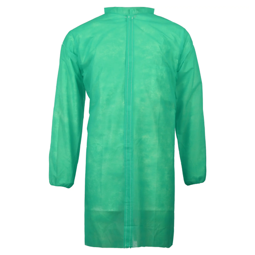 Bata descartável de polipropileno verde - 50u