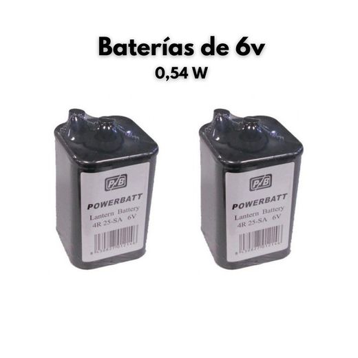 Baterias recambio para balizas señalización - 2u