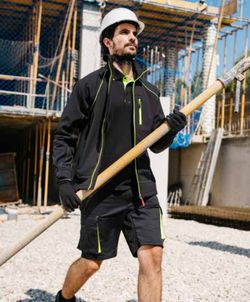 Bermudes de treball bicolors multibutxaques