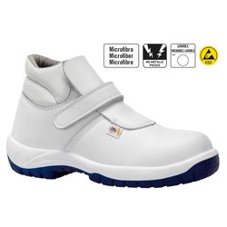 Botte de sécurité blanche avec semelle en polyuréthane