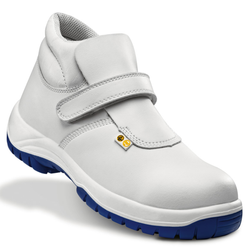 Botte de sécurité blanche avec semelle en polyuréthane