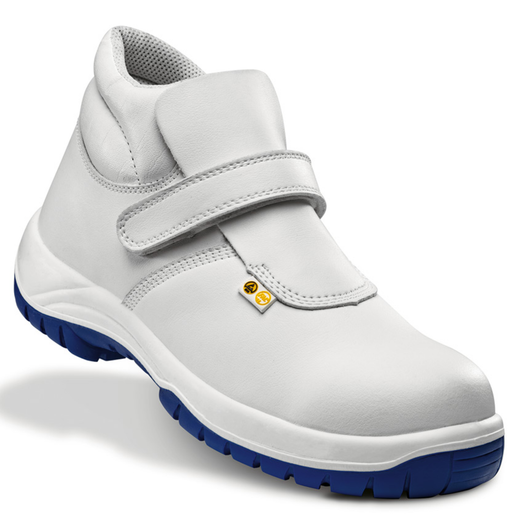 Botte de sécurité blanche avec semelle en polyuréthane