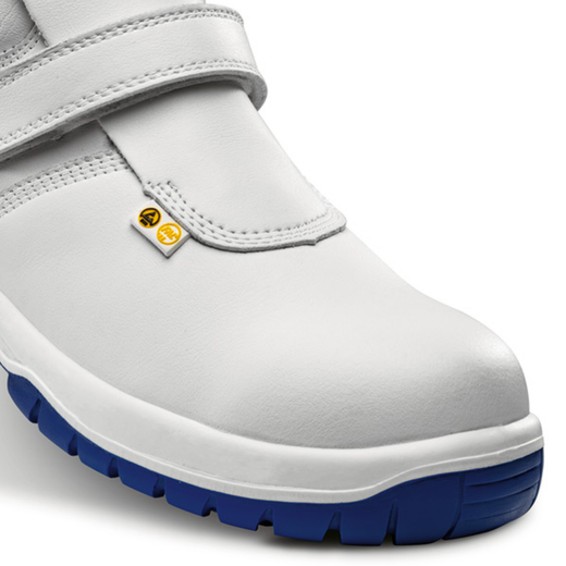 Botte de sécurité blanche avec semelle en polyuréthane