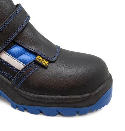 Bota de soldador con velcro
