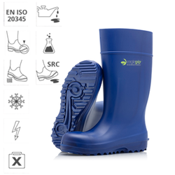 Galochas de poliuretano azul EALEGRIP