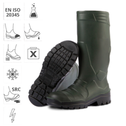 Botas de agua de seguridad de poliuretano Segur Prado