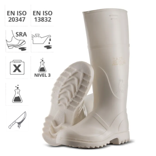 Wellies Foca haute canne blanche