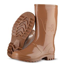 Botas de agua Foca caramelo caña baja