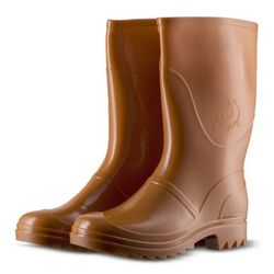 Botas de agua Foca caramelo caña baja
