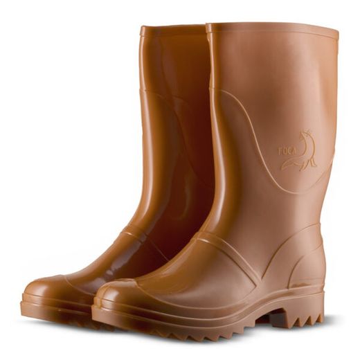 Botas de agua Foca caramelo caña baja