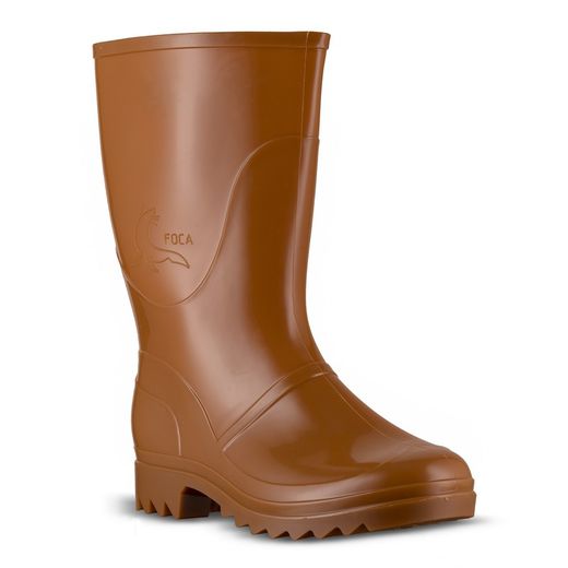 Botas de agua Foca caramelo caña baja