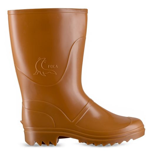 Botas de agua Foca caramelo caña baja