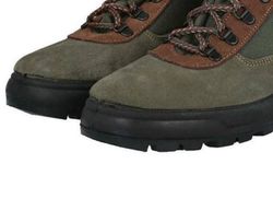 Bottes de montagne trekking en daim et toile