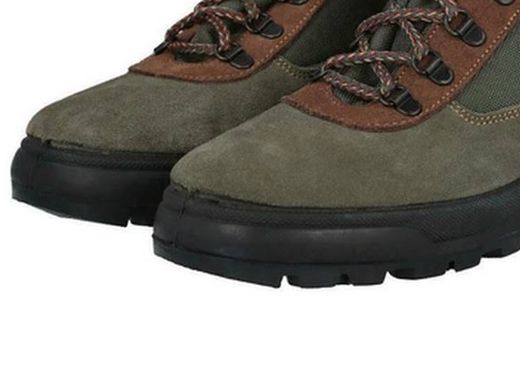 Bottes de montagne trekking en daim et toile