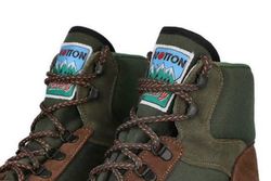 Bottes de montagne trekking en daim et toile