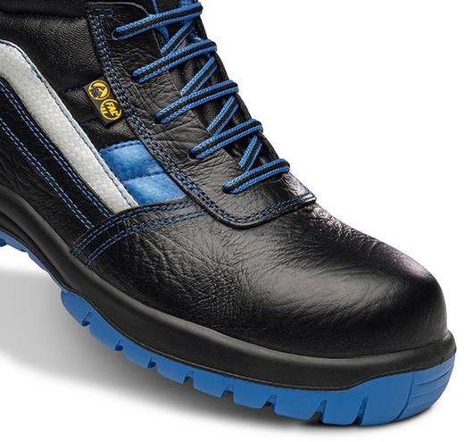 Botas de seguridad piel negra S3 suela poliuretano