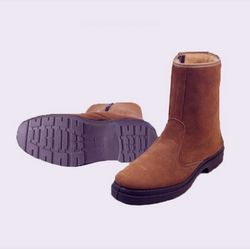 Botas de serraje altas forradas con cremallera 399