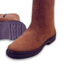 Botas de serraje altas forradas con cremallera 399