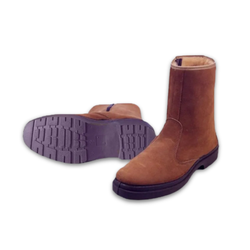 Botas de serraje altas forradas con cremallera 399