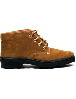 Botas marrones de piel serraje Vallera