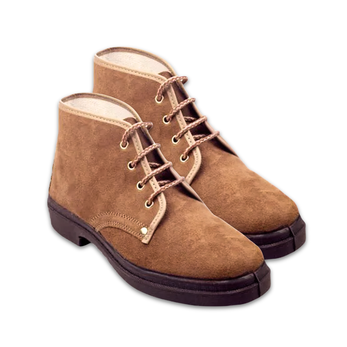 Botas marrones de piel serraje Vallera 36