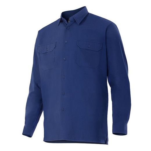 Camisa manga larga de tergal para hombre