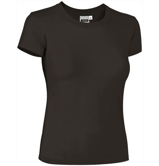 T-shirts de travail pour FEMMES en coton-élasthanne col rond - TIFFANY