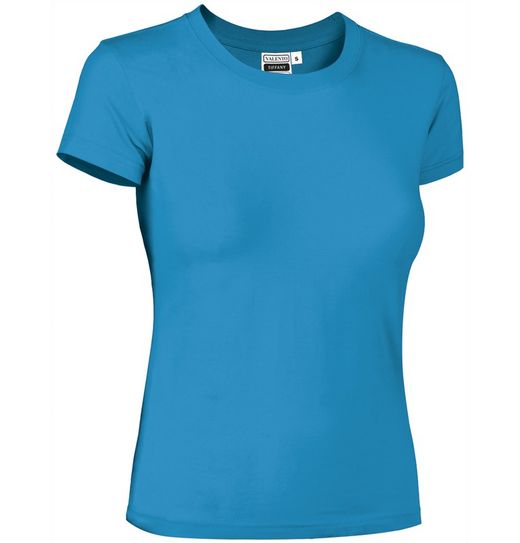 T-shirts de travail pour FEMMES en coton-élasthanne col rond - TIFFANY
