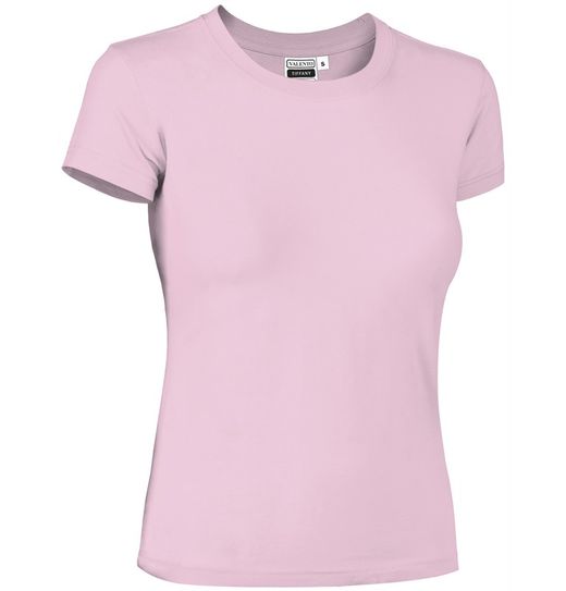 T-shirts de travail pour FEMMES en coton-élasthanne col rond - TIFFANY
