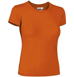 T-shirts de travail pour FEMMES en coton-élasthanne col rond - TIFFANY
