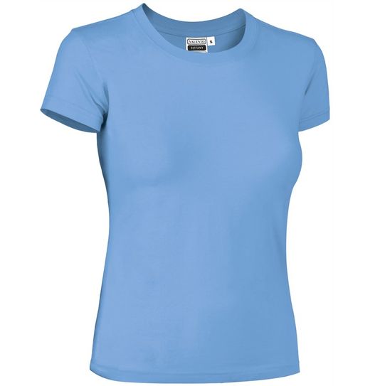 T-shirts de travail pour FEMMES en coton-élasthanne col rond - TIFFANY
