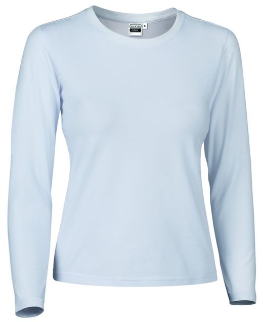 Samarretes de DONA màniga llarga amb coll rodó de cotó-elastà