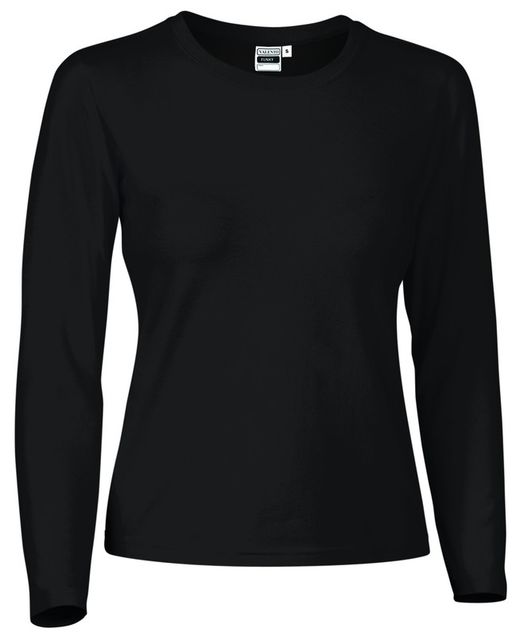 Samarretes de DONA màniga llarga amb coll rodó de cotó-elastà